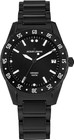 JACQUES LEMANS 32023316 Damen Armbanduhr Keramikuhr Schwarz Edelstahl Quartz 34m