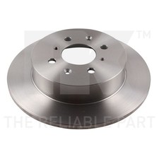 2x Bremsscheibe NK Neu für Honda Civic 7 EM2 ES ET Hinterachse voll Ø 260 mm