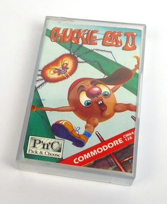 Commodore 64 C64 Spiel -- CHUCKIE EGG II (P'n'C) -- Tape Kassette