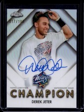 2026 Topps Chrome Derek Jeter World Series Champion Auto SSP #/100 Yankees