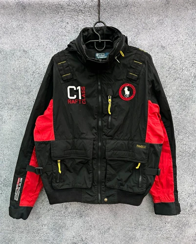 Polo Ralph Lauren C1 Raft Class Full Zip Hooded Colorblock Jacket Men’s L - product listing photo