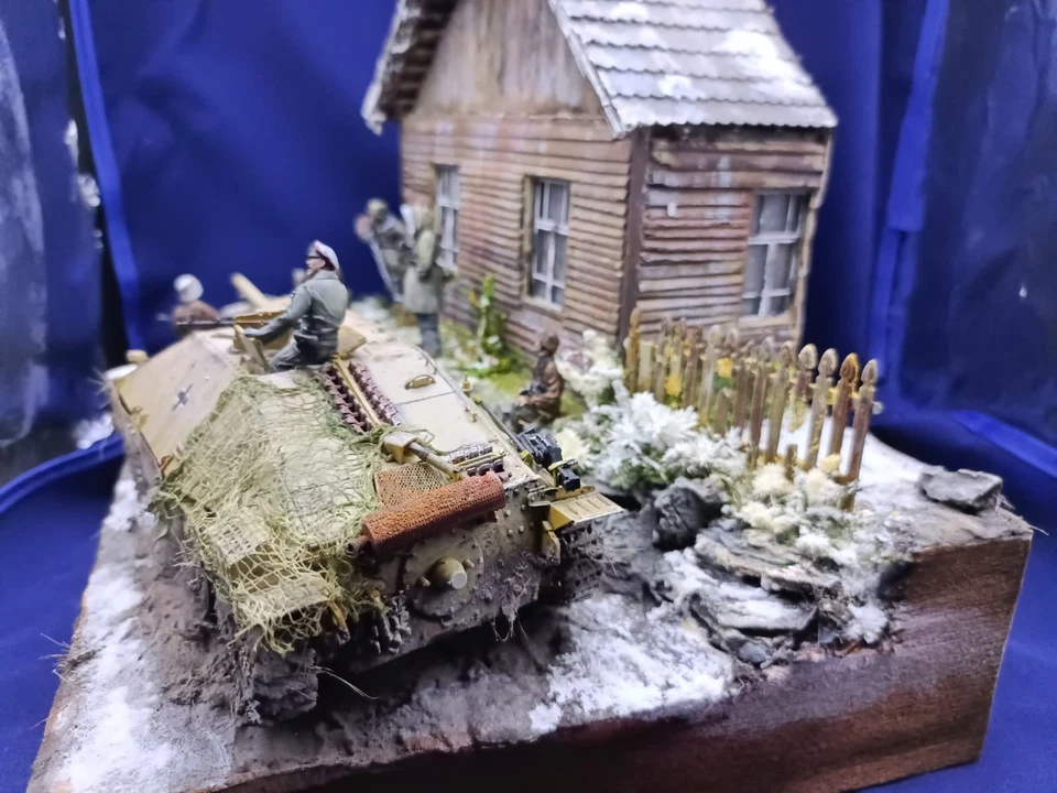 1:35 Diorama Germania ww2 montato e dipinto a mano - Immagine 4 di 4