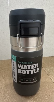 Stanley Quick-Flip Trinkflasche 0,47 l - grau. Neu