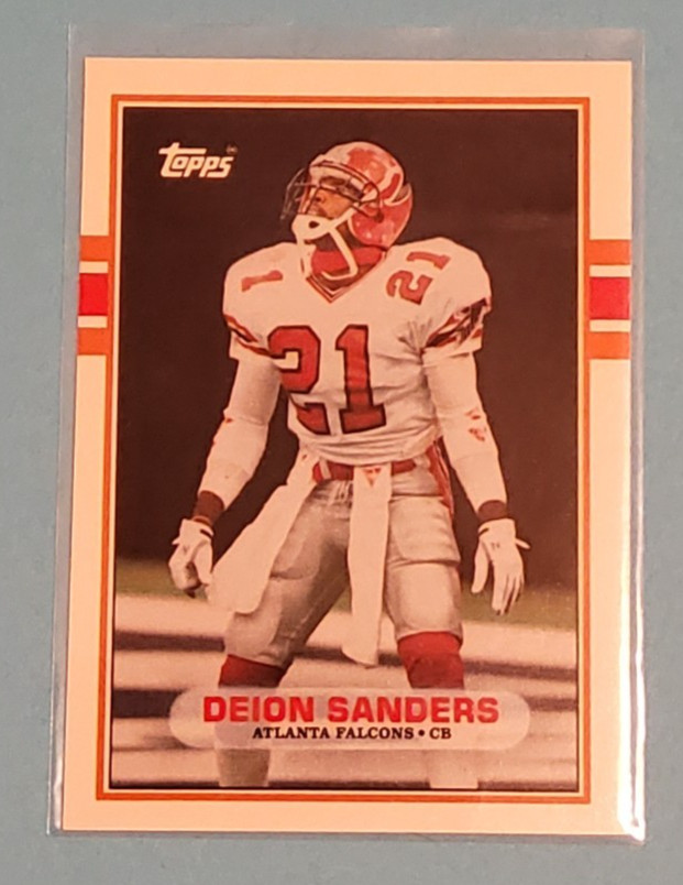 1989 Topps Traded Deion Sanders Rookie #30T Falcons