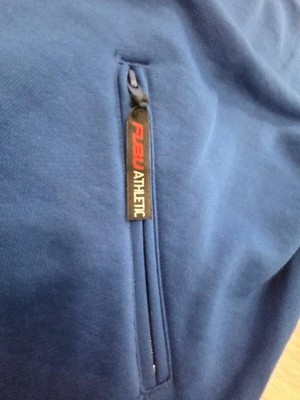 Vintage 90s FUBU Athletic NBA Warm Up Jacket 3XL Blue Orange