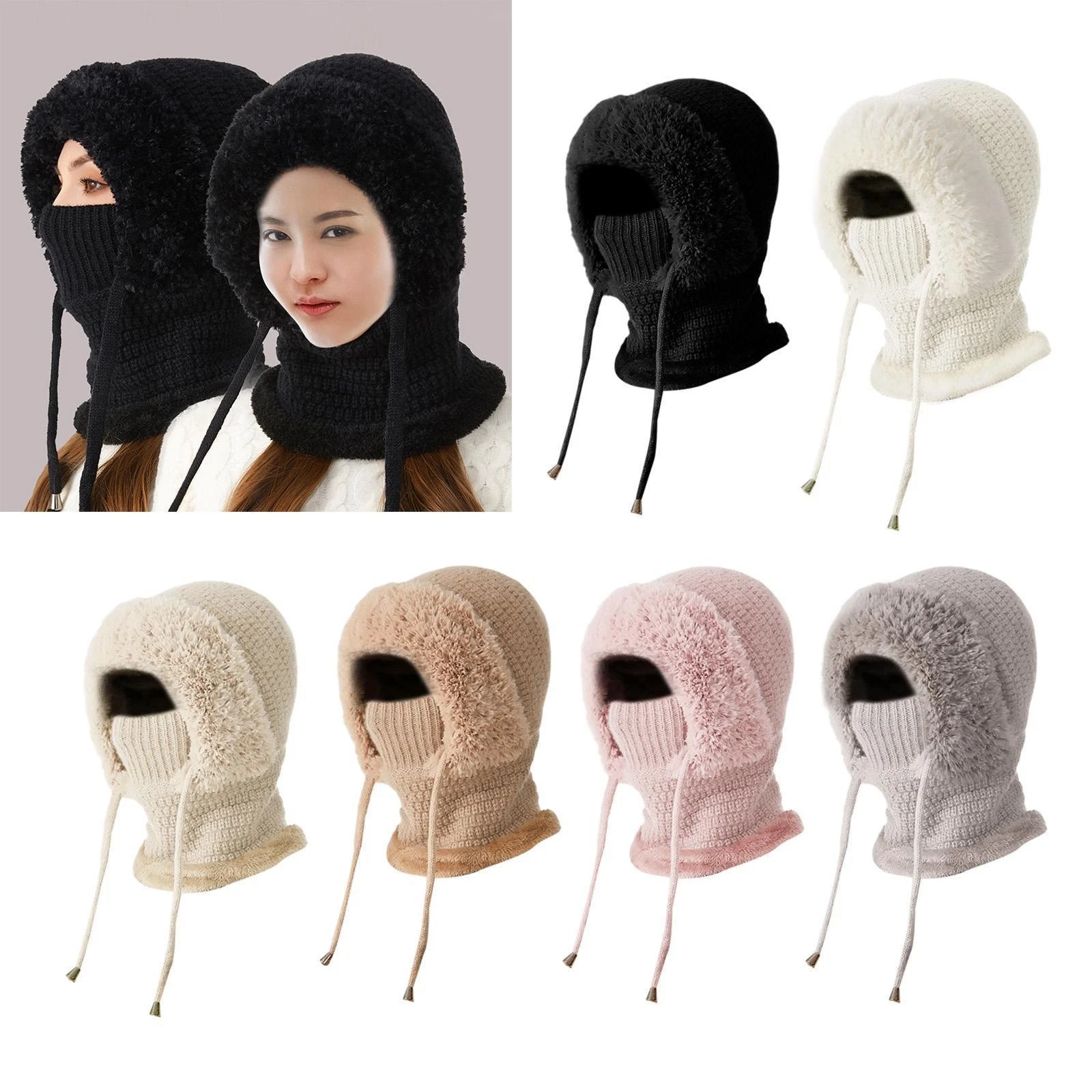 Balaclava Hood Warm Winter Hat for Fishing Skiing Motorbike Cycling Men Women
Opens in a new window 