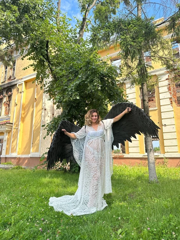 Sexy Disfraz Alas de Ángel Negro Adulto Mujer Accesorio Halloween Juegos con disfraces Moda Foto 3 de 4