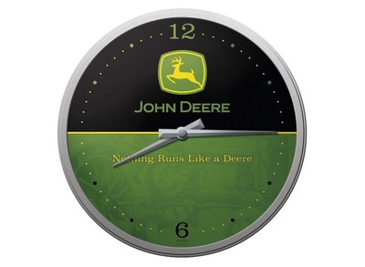 Original John Deere Logo Wanduhr MCN000051030