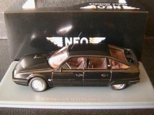 CITROEN CX 25 GTI TURBO 2 1986 Black NEO 45511 1/43 Resin - Picture 3 of 5