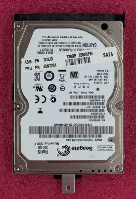 45N7281 - Lenovo ThinkPad 320Gb 7200 SATA 2.5 inch 3Gbs Hard Disk