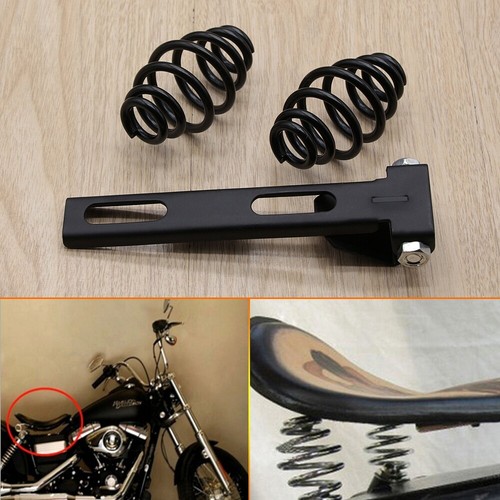 CAFE RACER BLACK A Set of 3 INCH Springs Mounting Bracket Kit For ...