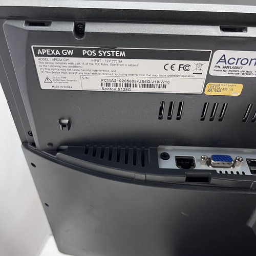 SpotOn Apexa GW 19" Point Of Sale System Terminal Sold As Is - Picture 4 of 4