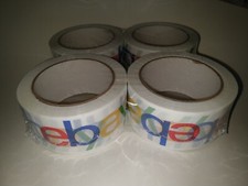 4 Four Rolls eBay Packing Tape Color Logo