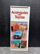 ORIGINAL VINTAGE SALES BROCHURE 1975 TOYOTA ACCESSORIES FROM TOYOTA