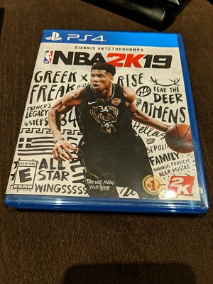 NBA 2K19 PS4 Playstation excellent condition Adult used FREE SHIPPING  710425570490|