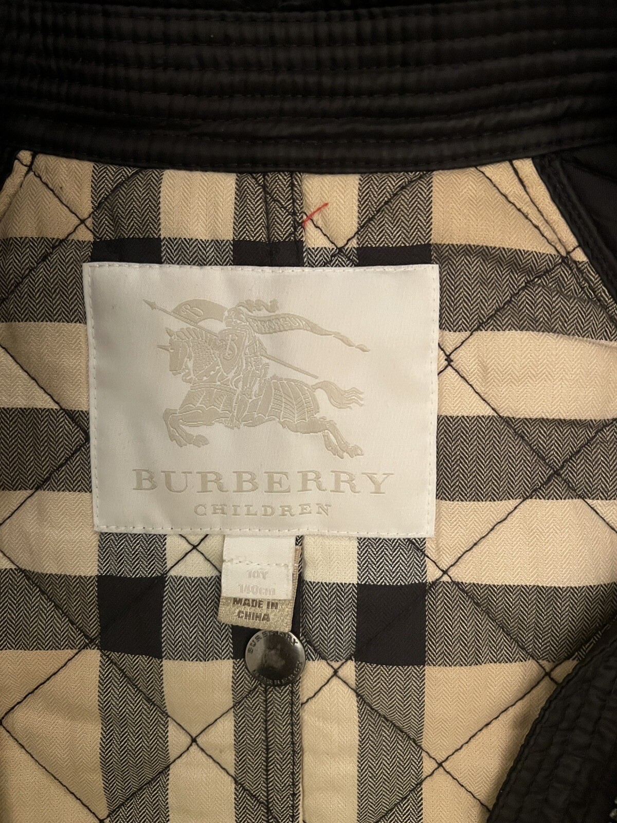 Burberry Children’s Quilted Coat eBay