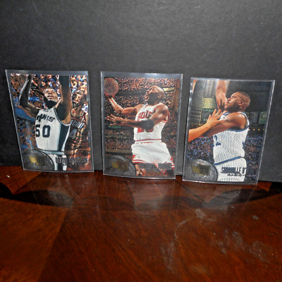 1995-96 Fleer Metal Basketball Complete Set series 1- 1-120 with Michael Jordan
