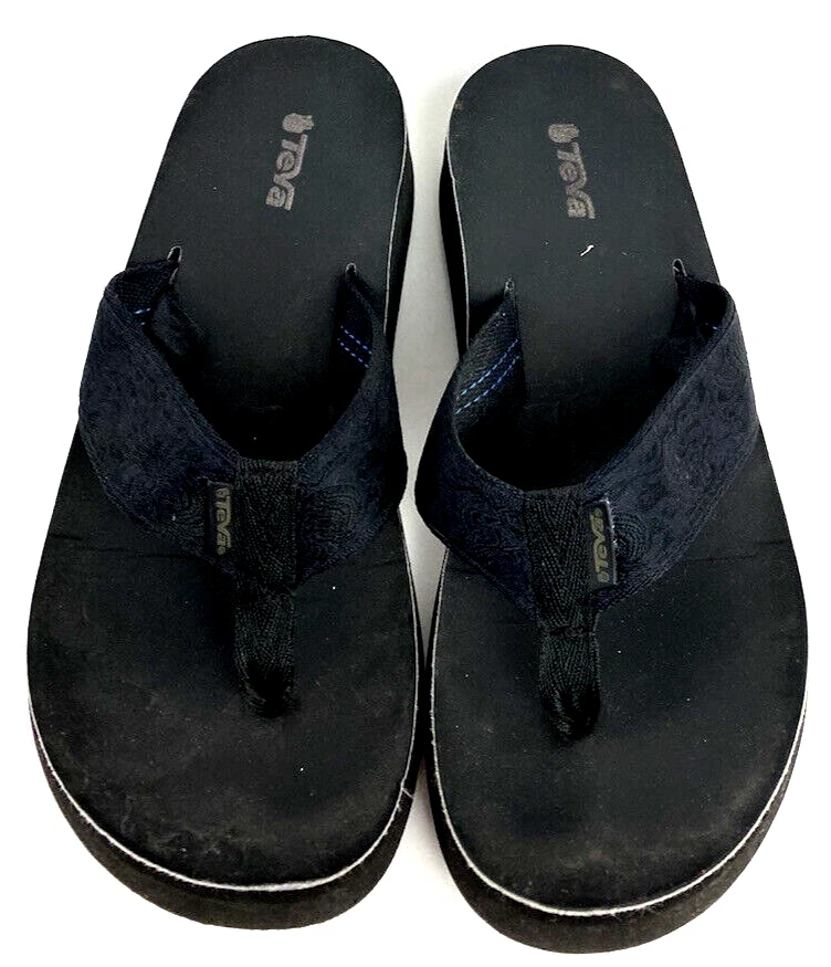 Teva flip flops wedge shop