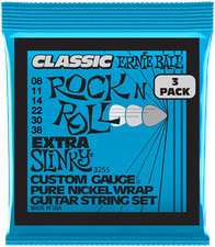 ERNIEBALL EB3255 Slinky Rock'N'Roll, Extra 08-38, 3er-Pack
