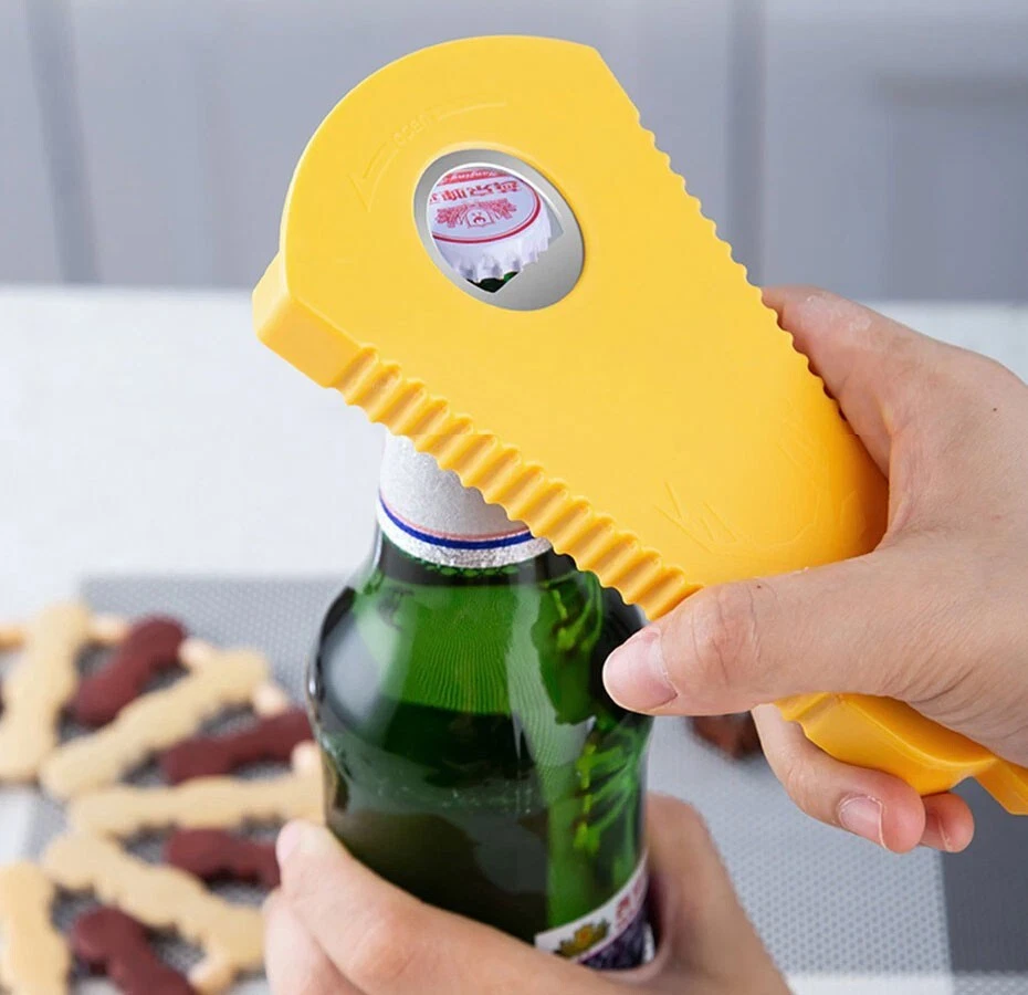 Multifunktion Öffner Flaschen Dosen Deckel abdrehen Dosenöffner Büchsenöffner - Bild 2 von 4