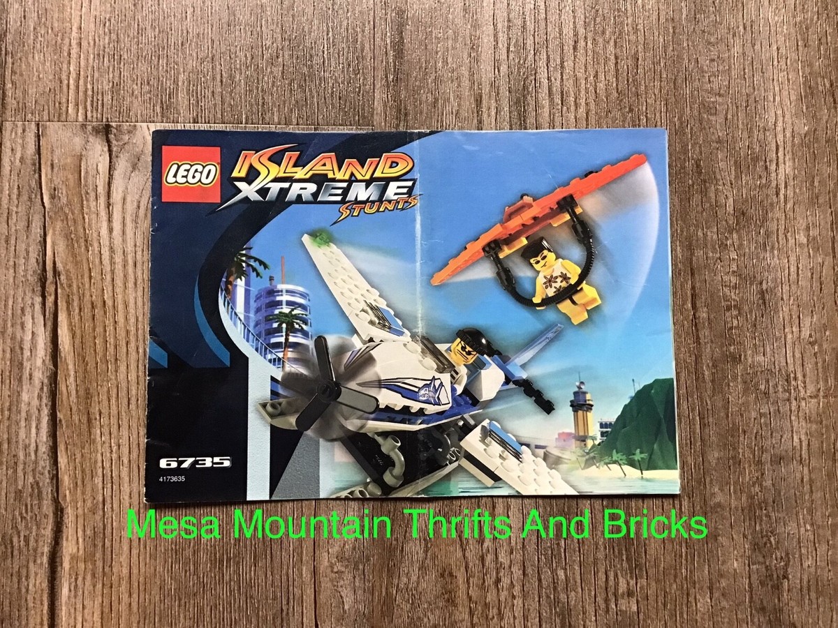 LEGO® Island Extreme Stunts 6735 Air Chase Instruction Manual Only!