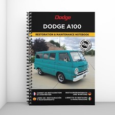 DODGE A100 : Restaurierungsnotizbuch & Wartung - KOSTENLOS VERSAND