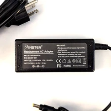 Replacement 65W AC Adapter for HP yellow barrel charger, Insten