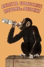 Evangelisti Anisetta Liquore Da Dessert Vintage Art Print Poster 16x24