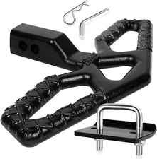 Eapele Tow Hitch Step for 2 inch Receivers, Solid Steel Construction Rust Free P