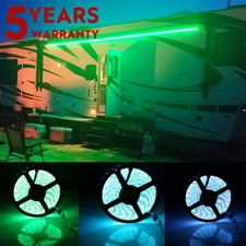 16FT Waterproof LED Strip Light 12V High Power Kit SMD 24 Key Remote RGB US kit
