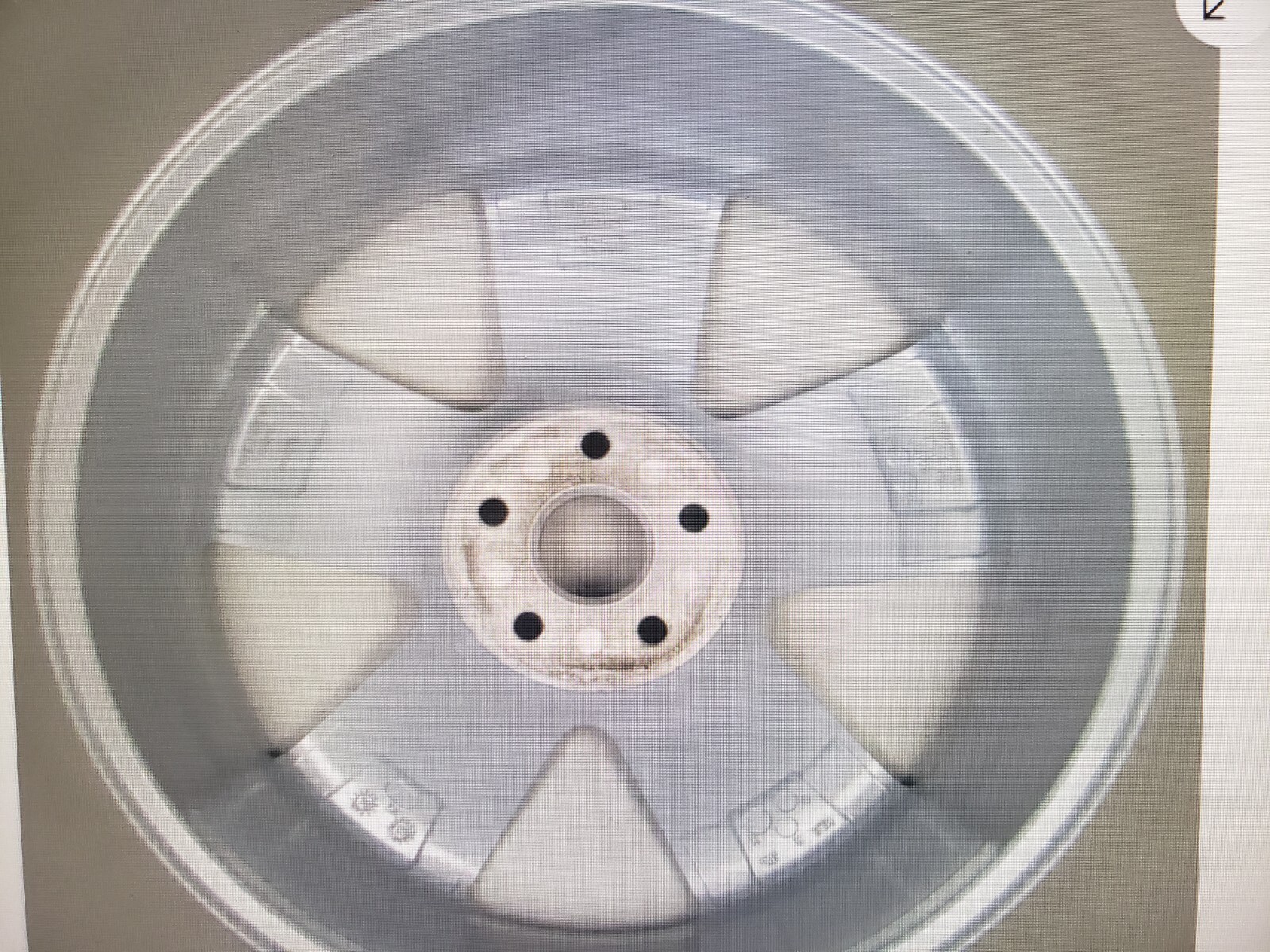 19"X9 BENTLEY CONTINENTAL GT GTC 5 SPOKE WHEEL RECONDITIONED 3W0601025AD ET41