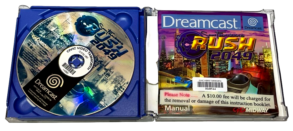 Rush 2049 Sur Sega Dreamcast – Édition Promo White Label – RARE – CD Mint