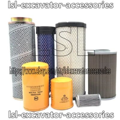 For Sunward Swe 80 Yanmar Vio Engine Oil Filter Element Diesel Air Oil Pilot