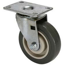 4" Swivel Caster 250 Lb. Capacity 3800 Series Plate