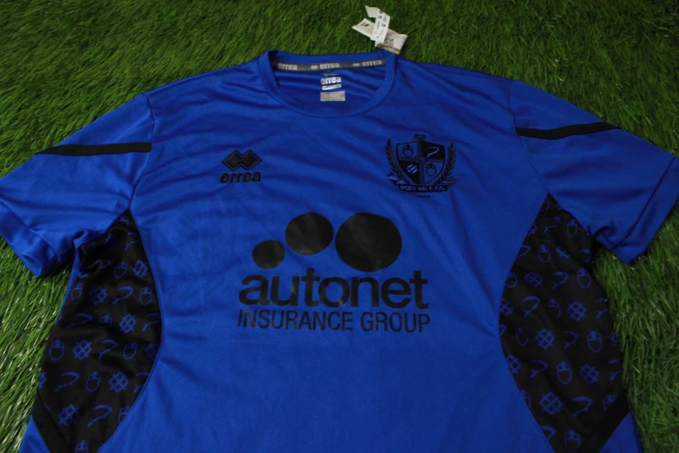 PORT VALE 2022-2023 FOOTBALL SOCCER SHIRT JERSEY TRAINING ERREA ORIGINAL SIZE L - Image 2 of 4