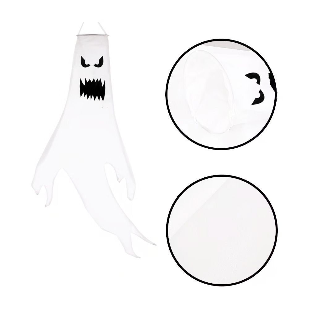 Home Halloween Ghost Windsocks Halloween Ornament Horror Decor Hanging