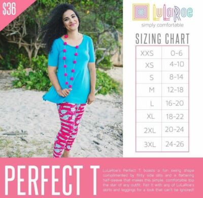 LuLaRoe Size M Perfect T  New With Tags - NWT