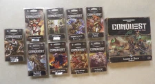 Warhammer 40,000 Conquest LCG Legions of Death Expansion and 9x War Packs 40k