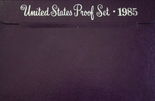 1985 P+D+S Mint Proof Set ~ Kennedy Washington Roosevelt Jefferson Lincoln - Picture 3 of 3