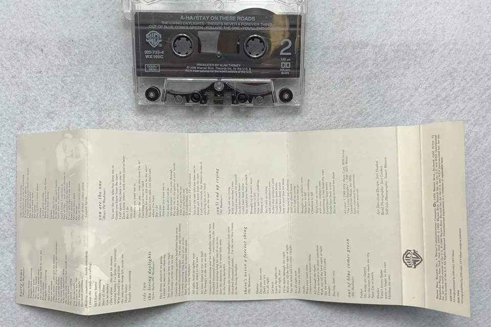 a-ha – Stay On These Roads, UK Cassette - Image 3 of 4