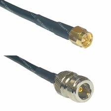 LMR240 UF ULTRA FLEX SMA MALE to N FEMALE NO BULK Coaxial RF Pigtail Cable USA