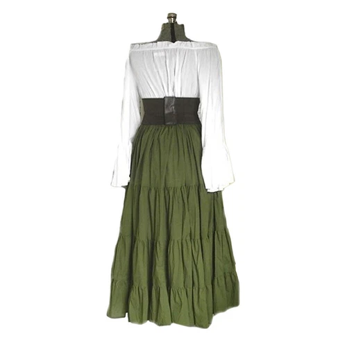 Damen Medieval Viktorianisches Kleid Mittelalter Fasching Kostüm Gothic NEUE - Bild 5 von 29