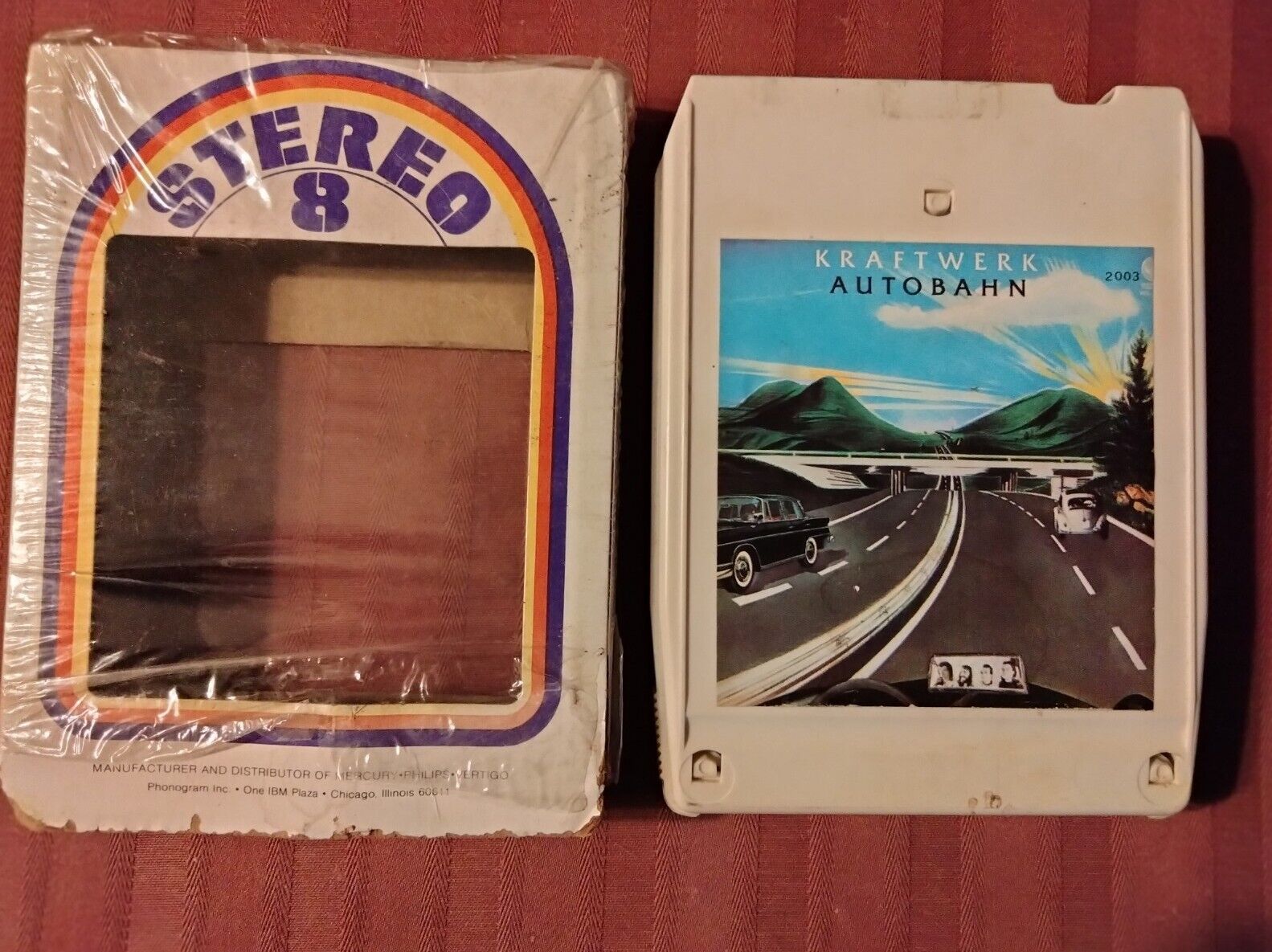 Kraftwerk / Autobahn 8 Track Tape W/Orig. Sleeve Tested PLAYS GREAT!!!