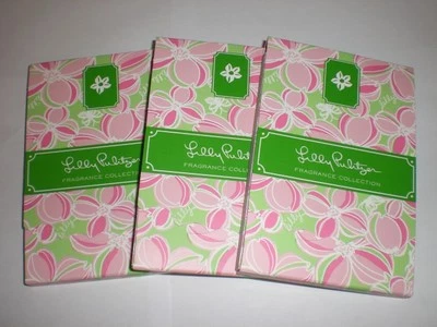 LILLY PULTIZER SET OF 3 LILLY PULITZER NOTEPADS W/PENCIL NEW 4.5"Lx3 1/8"W EACH PAD 51CT NEW