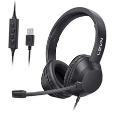 Headset with Mic, USB Headset with Microphone for PC, Headphones with Mic for