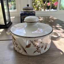 VTG  MCM 1970’s Midwinter Wild Oats Stonehenge  Casserole Dish Gravy Soup Tureen