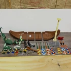 Lego Parts Viking Ship Challenges 7018 The Midgard Serpent INCOMPLETE ASIS READ