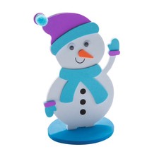 Fun Express Snowman Stand-Up Craft Kit - Makes 12