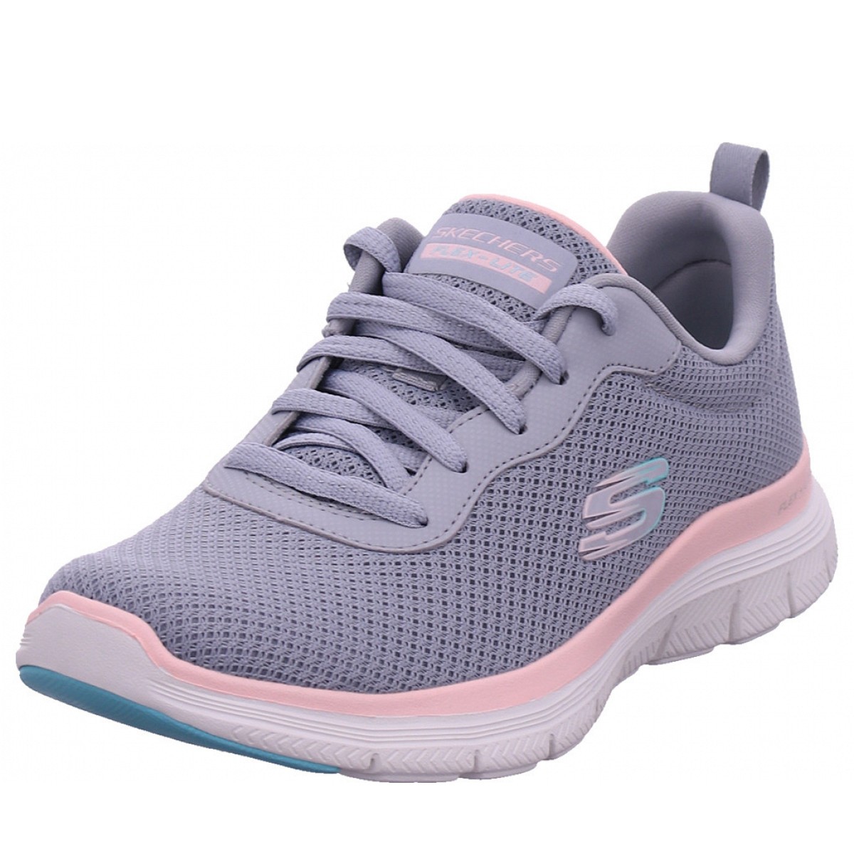 Skechers flex appeal 40 - блестящий спортивный костюм vi Damen в Грау 12490₽