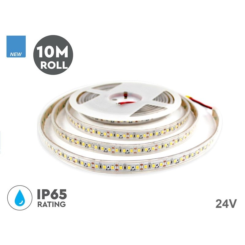 Bobina Striscia Led 24V 10 Metri IP65 3000K 1200 SMD 2835 V-TAC